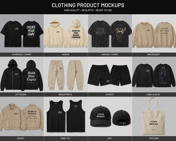 Product mockups